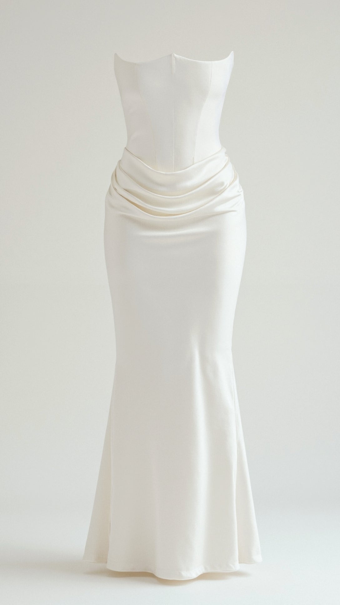 Florena | Women's maxi wedding dress with elegant column silhouette