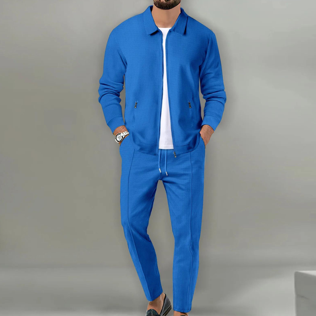 Aureliano | Conjunto para hombre con chaqueta bomber y pantalón elástico cómodo | Deportivo
