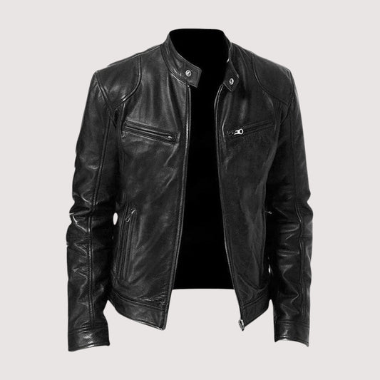 Mark | Chaqueta Biker Ajustada con Cremallera
