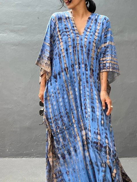 Katy | Robe longue caftan d'été pour femme