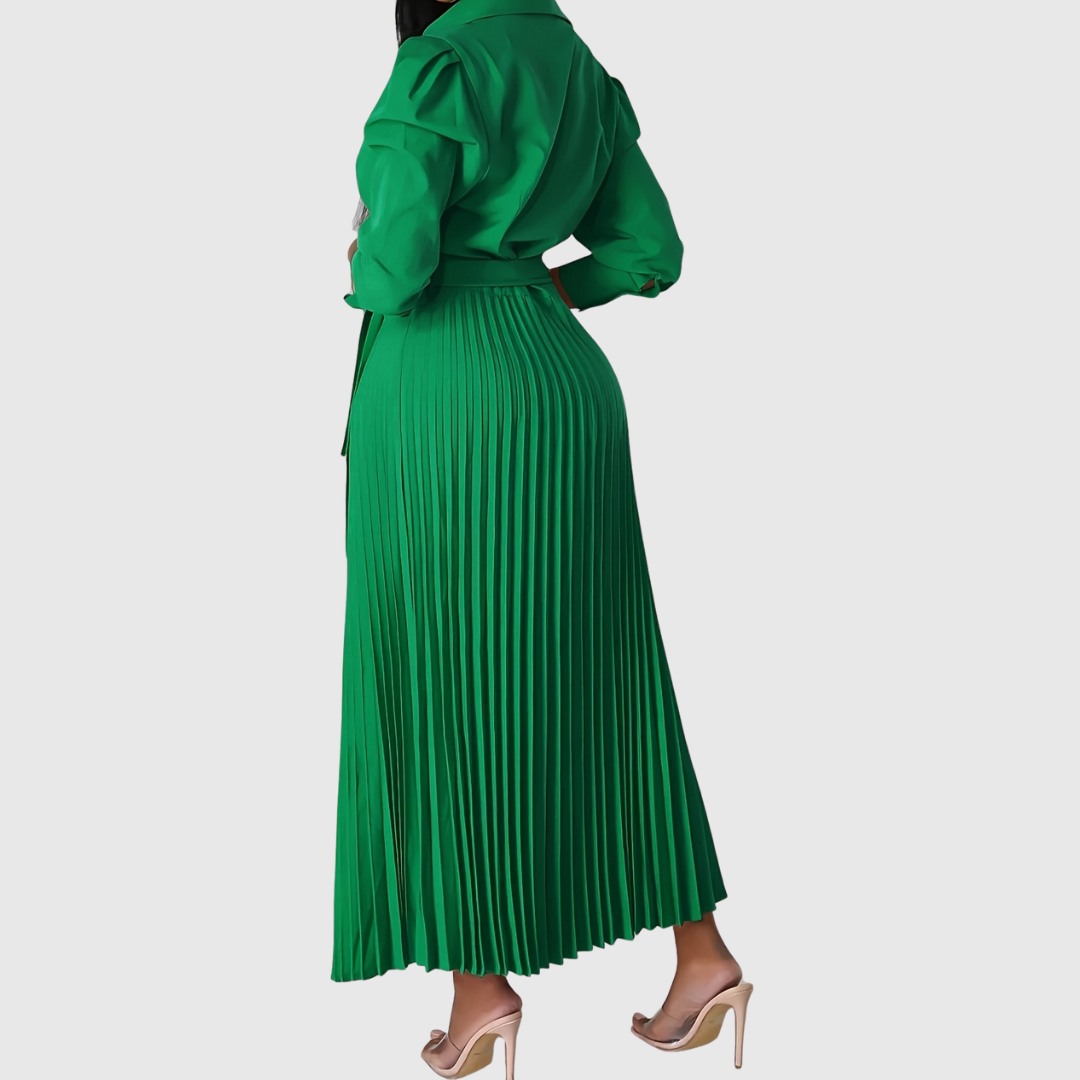 Velina | Soft pleated midi dress