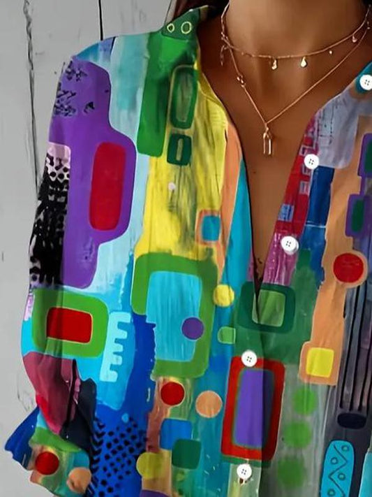 Haizea | Blusa elegante con botones fácil de llevar para mujer