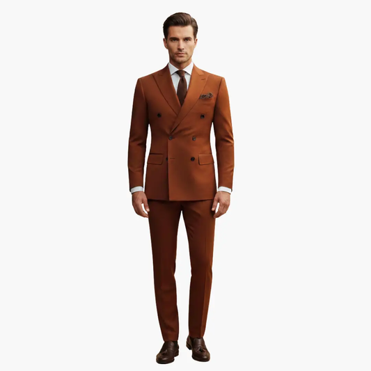 Miguel | Traje para hombre de dos piezas con blazer cruzado y pantalón