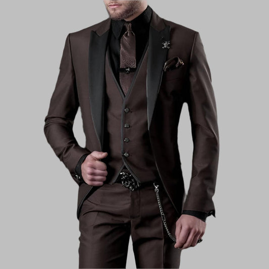 Diego | Men's three-piece formal wedding suit