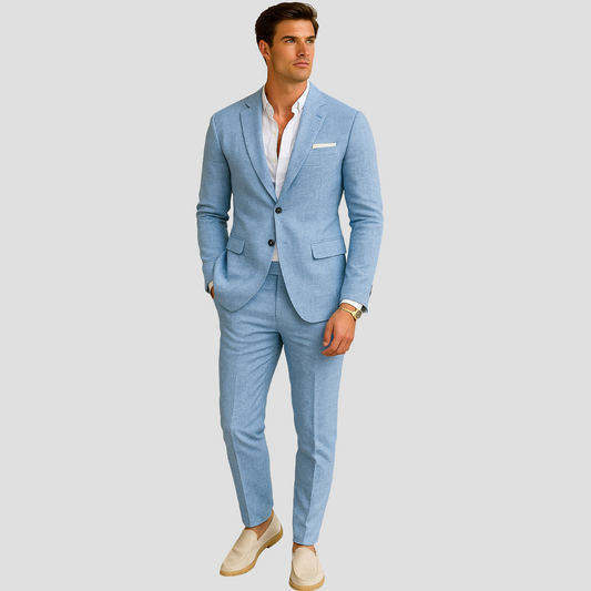 Rodrigo | Traje de primavera para hombre elegante de dos botones
