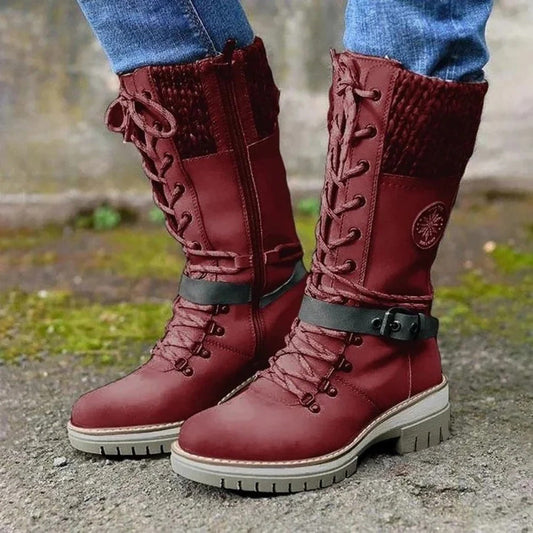 Doralina | Botas de caña alta estilo moderno para mujer de invierno