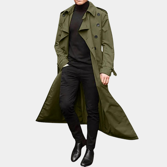 Blas | Abrigo trench elegante con cinturón para hombre