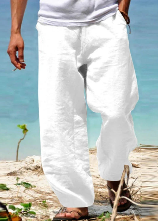 Timoteo | Pantalón ligero de hombre de corte amplio casual | Cómodo