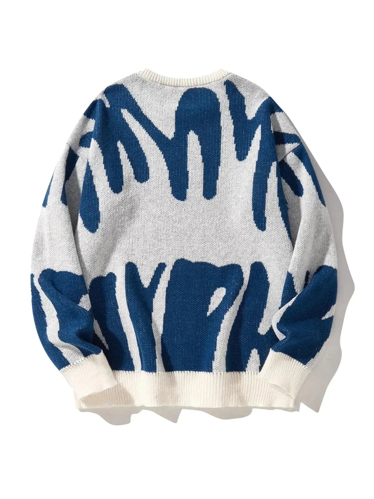 Román | Jersey de invierno con tejido abstracto moderno para hombre