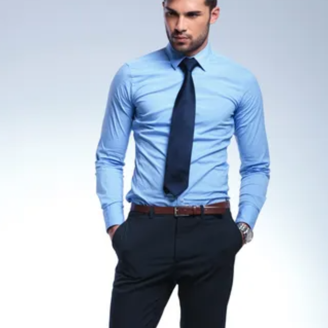 William | Camisa elegante de manga larga para hombre