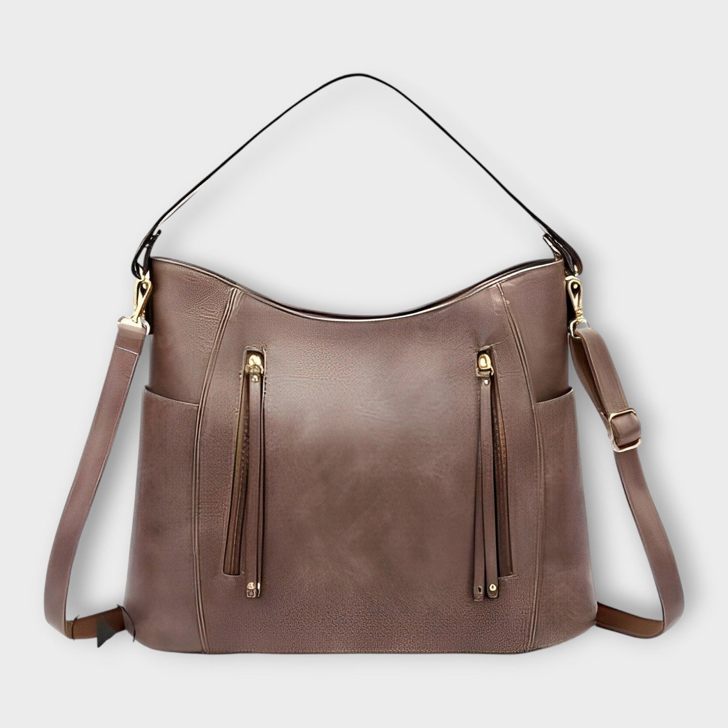 Senna | Bolso Bandolera de Hombro con Cremalleras
