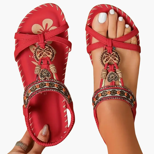 Marisol| Sandales orthopédiques pour femme avec ajustement flexible