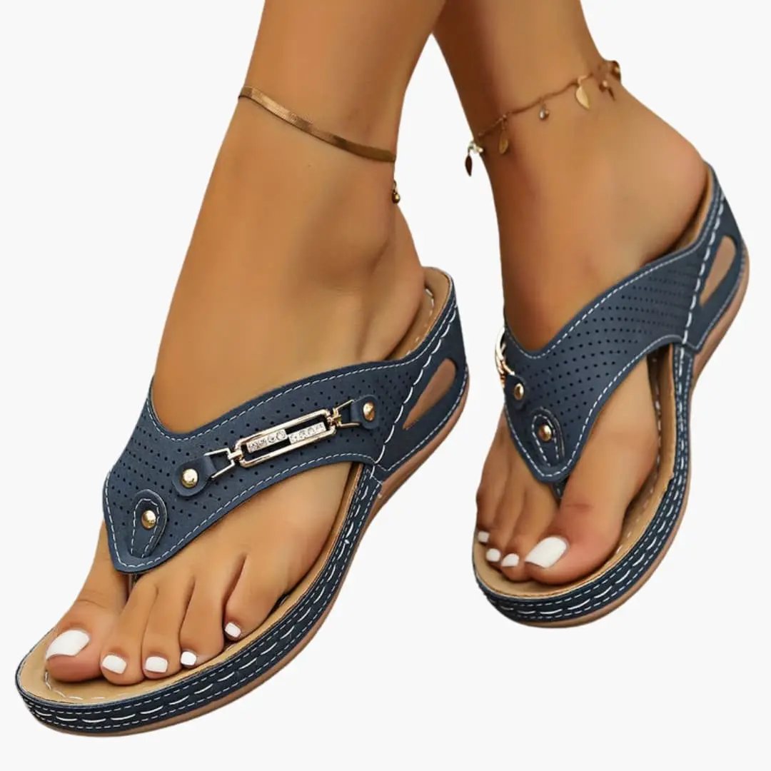 Paulina | Sandales pour femme avec brides ajustables et semelle rembourrée