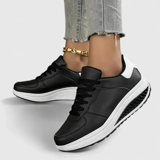 Carmela | chaussures orthopédiques à semelle compensée et lacets