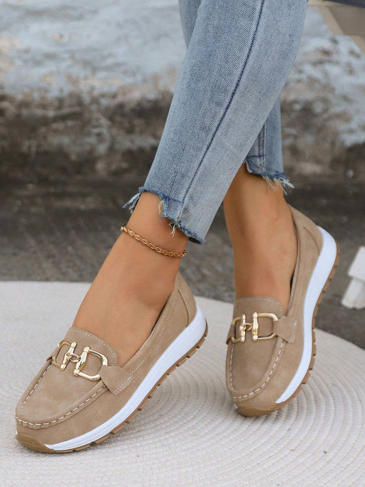 Graciela | Mocasines para mujer con hebilla y suela cómoda