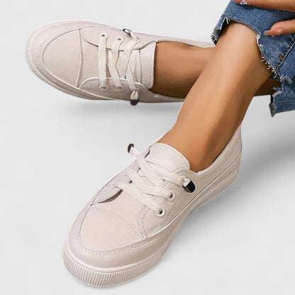 Aixa | Zapatillas clásicas de primavera bajas y con cordones para mujer
