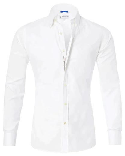 Mateo | Long-sleeve shirt with zip-up classic collar