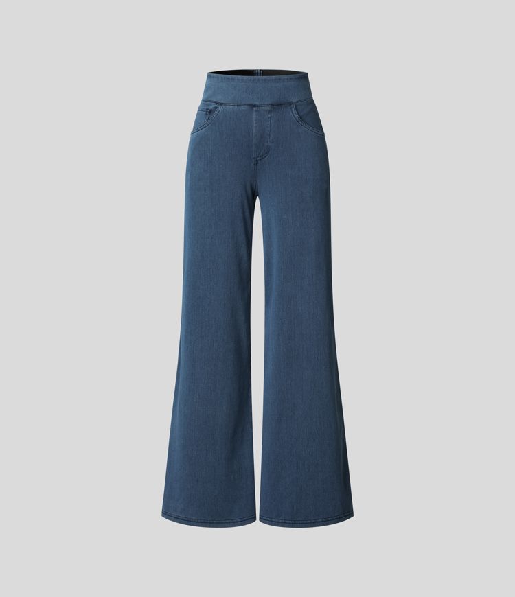 Estela | Pantalon taille haute et coupe large décontractée