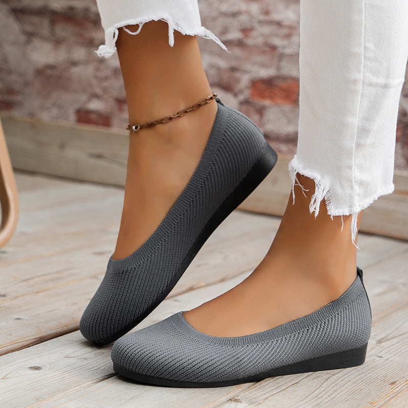 Lara | Zapatos ortopédicos planos sin cordones con diseño cerrado