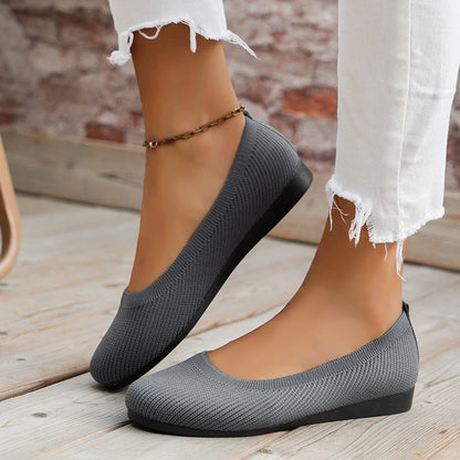 Lara | Zapatos ortopédicos planos sin cordones con diseño cerrado