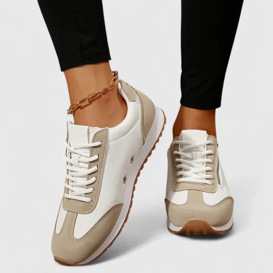 Eloína | Zapatillas casuales retro de mujer para primavera con cordones