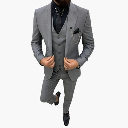 Salvador | Costume de mariage pour homme avec gilet et revers cranté