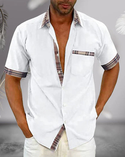 Francis | Chemise chic à manches courtes pour homme