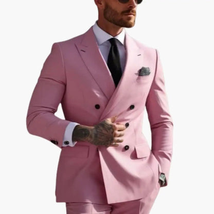 Miguel | Men's two-piece suit with double-breasted blazer and pants