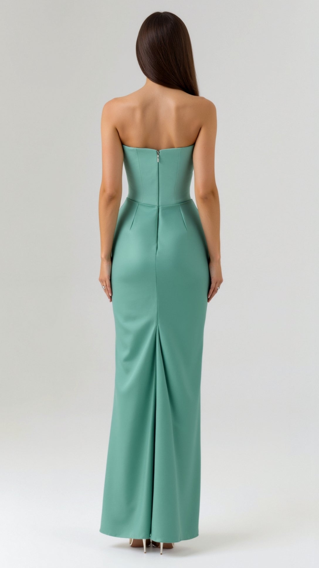 Florena | Women's maxi wedding dress with elegant column silhouette