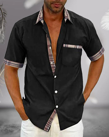 Francis | Chemise chic à manches courtes pour homme