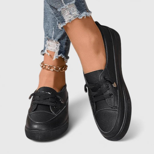 Aixa | Zapatillas clásicas de primavera bajas y con cordones para mujer