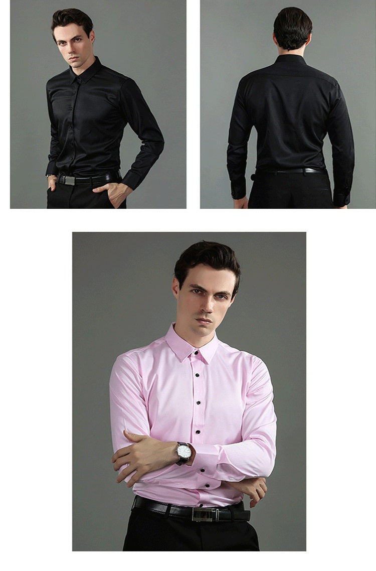Fausto | Camisa formal con ajuste flexible y manga larga