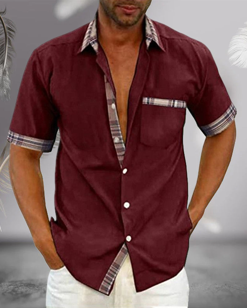 Francis | Chemise chic à manches courtes pour homme