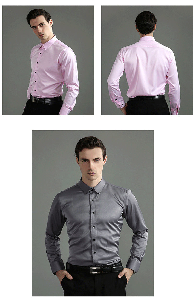 Fausto | Camisa formal con ajuste flexible y manga larga