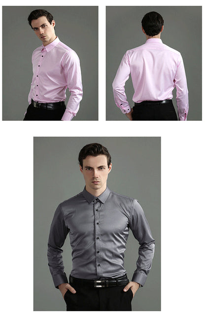 Fausto | Camisa formal con ajuste flexible y manga larga