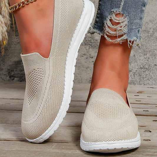 Claria | Baskets décontractées femme sans lacets en tissu respirant
