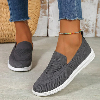 Claria | Baskets décontractées femme sans lacets en tissu respirant