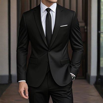 Alonso | Traje para hombre con chaqueta entallada y cierre de botones