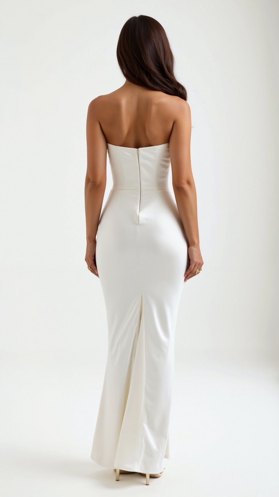 Florena | Women's maxi wedding dress with elegant column silhouette