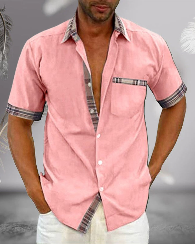Francis | Chemise chic à manches courtes pour homme