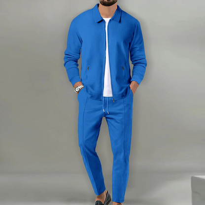 Aureliano | Conjunto para hombre con chaqueta bomber y pantalón elástico cómodo | Deportivo