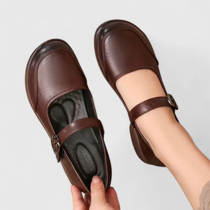 Raisa | Zapatos clásicos de primavera con hebilla y tacón bajo para mujer