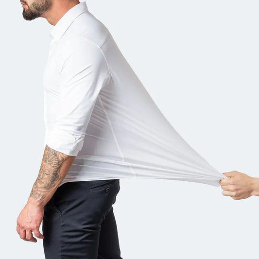 Fausto | Camisa formal con ajuste flexible y manga larga