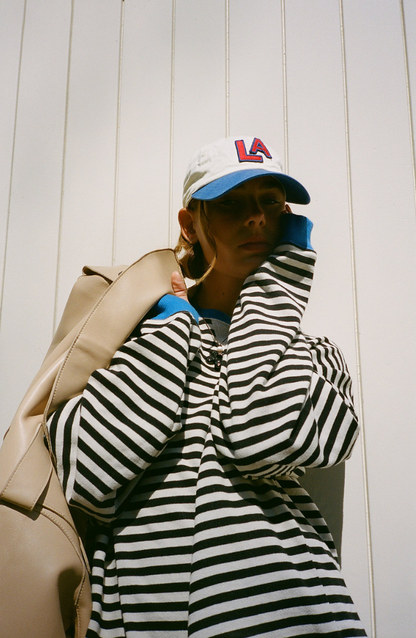 Elisa | Women's Striped Round Neck Spring Sweater