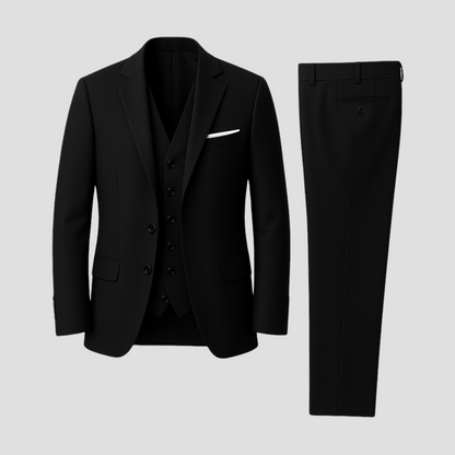 Ricardo | Traje de tres piezas para hombre con chaleco y corte slim