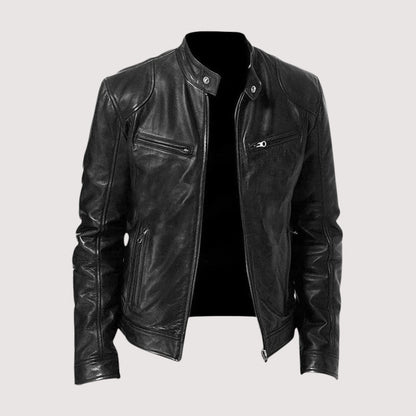 Mark | Chaqueta Biker Ajustada con Cremallera