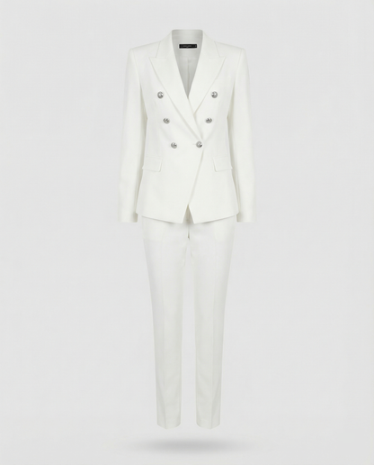 Lumeria | Conjunto de dos piezas para mujer con blazer y pantalón slim | Elegante