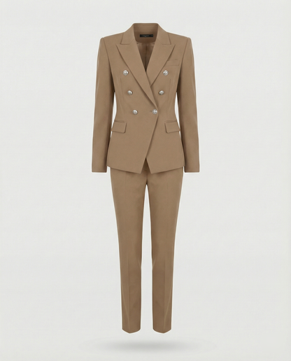 Lumeria | Conjunto de dos piezas para mujer con blazer y pantalón slim | Elegante