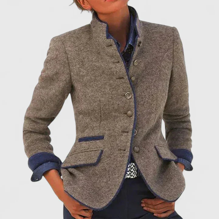 Helena | Chaqueta formal para mujer con tapeta de botones