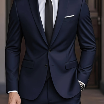 Alonso | Traje para hombre con chaqueta entallada y cierre de botones